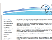 Tablet Screenshot of ines-gerling.de